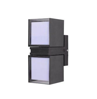 светильник светодиодный архитектурный pwl-23095 2х8вт 4000к bl ip54 фасадный исполнение двухсторон. черн. pro jazzway 5053151 от магазина Штепсель и батарейка.