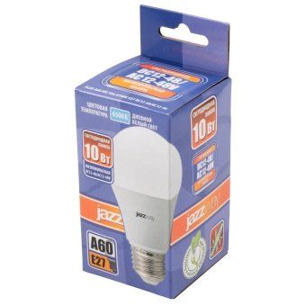 лампа светодиодная низковольтная pled-a60 mo 10вт 6500к холод. бел. e27 12-48в ac/dc pro jazzway 5050532 от магазина Штепсель и батарейка. - фото_2