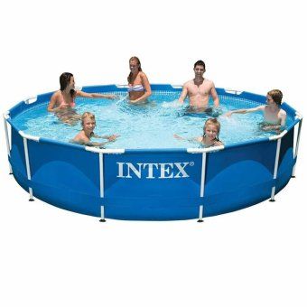 бассейн metal frame 366х76см (28210np) intex 6941057400327 от магазина Штепсель и батарейка.