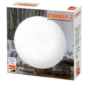светильник светодиодный декоративный ppb starway-2 24вт 4000к ip20 d260х55 настенно-потолочный бытовой jazzway 5025479 от магазина Штепсель и батарейка. - фото_7