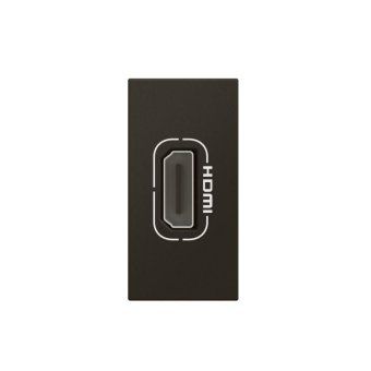розетка 1мод. hdmi mosaic со шнуром черн. leg 079478l от магазина Штепсель и батарейка.