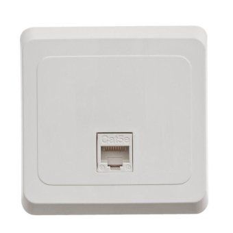 розетка компьютерная 1-м сп этюд rj45 кат.5e бел. se komc-001b от магазина Штепсель и батарейка. - фото_3