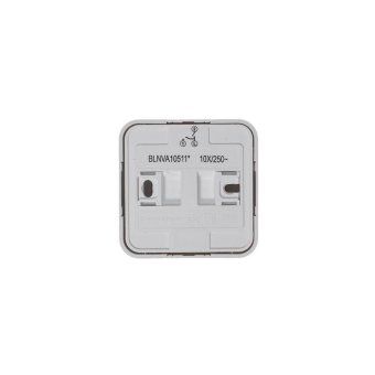 выключатель 2-кл. оп blanca 10а ip20 (сх. 5) 250в с подсветкой с изолир. пластиной бел. se blnva105111 от магазина Штепсель и батарейка. - фото_3