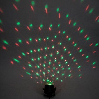 ночник-проектор светодиодный "диско-шар" с дистанционным управлением usb neon-night 601-526 от магазина Штепсель и батарейка. - фото_4