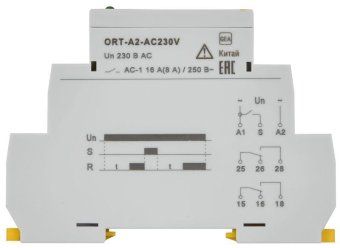реле задержки включения ort 2 контакта 230в ac iek ort-a2-ac230v от магазина Штепсель и батарейка. - фото_3