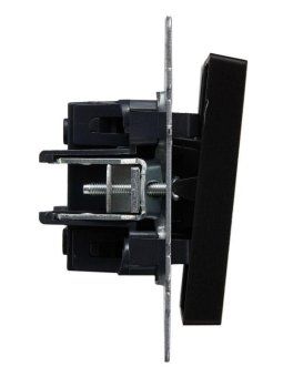 выключатель проходной 2-кл. сп brite вс10-2-6-брч 10а механизм черн. iek br-v22-0-10-k02 от магазина Штепсель и батарейка. - фото_3