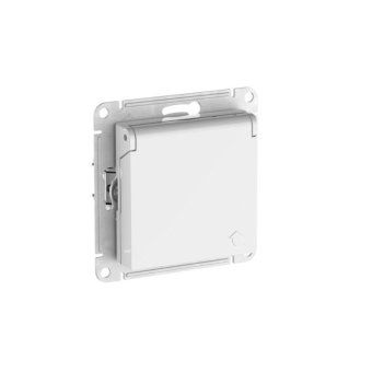 розетка atlasdesign 16а ip20 с заземл. защ. шторки с крышкой быстрозажим. клем. механизм бел. se atn000146s от магазина Штепсель и батарейка. - фото_4