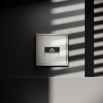 розетка компьютерная 1-м сп s70 rj45 кат.6 механизм шелк voltum vls060104 от магазина Штепсель и батарейка. - фото_2