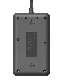 удлинитель с сетевым фильтром 3х3м 10а 4usb + 2usbc 2500вт пвс 3х1 прямоуг. черн. космос fksm3m-3gpf(b)usb от магазина Штепсель и батарейка. - фото_5