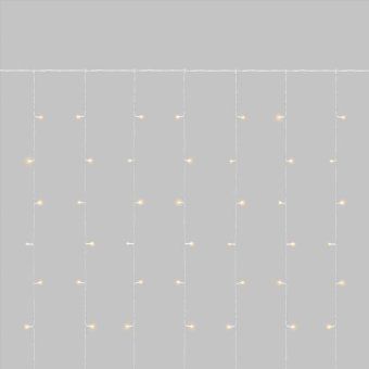 гирлянда светодиодная занавес 3х2м 264 led тепл. бел. прозр. пвх ip44 эффект мерцания 22 нити 12 led/нить neon-night 235-526 от магазина Штепсель и батарейка.