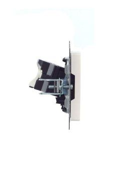 розетка компьютерная сп rj45 кат.5e brite рк10-брж механизм жемчуж. iek br-k10-1-k36 от магазина Штепсель и батарейка. - фото_3