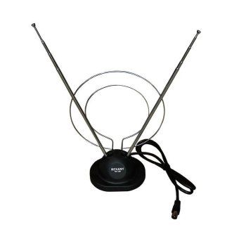 антенна тв комнатная rx-100 телескопич. на подставке с кольцом vhf; uhf 47-860mhz rexant 34-0100 от магазина Штепсель и батарейка.