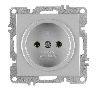 розетка 1-м сп lavin/karen 16а ip20 без заземл. механизм сер. arvia 50 03 2000 215 от магазина Штепсель и батарейка.
