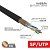 кабель витая пара sf/utp кат.5e 4х2х0.51 24awg solid pe outdoor медь наружн. прокл. черн. (м) rexant 01-0344 от магазина Штепсель и батарейка.