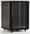 шкаф настенный twb-fc-1866-gp-ral9004 19дюйм. 18u 908х600х600мм стекл. дверь с перфорацией по бокам ручка с замком с возмож. установки на ножки черн. (разобранный) hyperline 395560 от магазина Штепсель и батарейка.