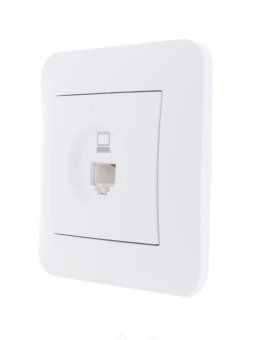 розетка компьютерная 1-м сп karina rj45 механизм бел. lezard 707-0288-139 от магазина Штепсель и батарейка. - фото_5