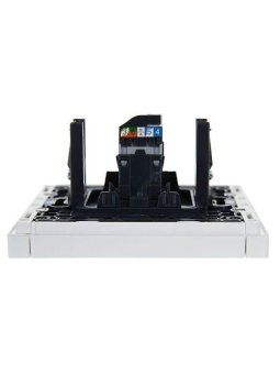 розетка компьютерная rj45 кат.5e forte&piano fp232 бел. iek fp-k10-1-k01 от магазина Штепсель и батарейка. - фото_5