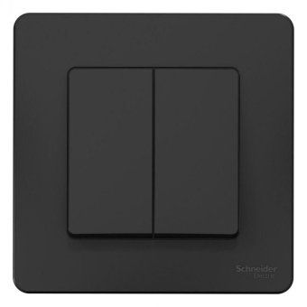 выключатель 2-кл. сп blanca 10а ip20 (сх. 5) 250в антрацит se blnvs010506 от магазина Штепсель и батарейка. - фото_5