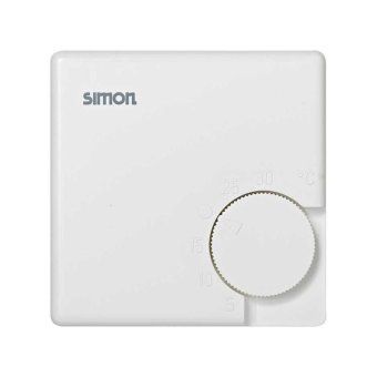 механизм термостата комнатный тепло 10а 250в 5-30град. сл. кость simon 75500-61 от магазина Штепсель и батарейка.