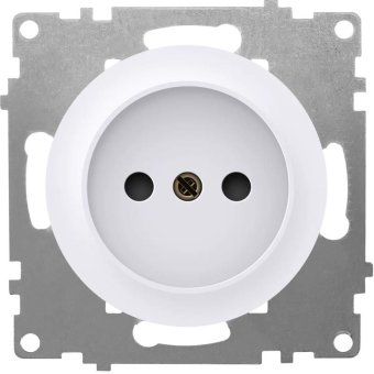 розетка 1-м сп florence 16а ip20 без заземл. винтов. клеммы механизм бел. (1e10301300) onekeyelectro 2172766 от магазина Штепсель и батарейка.