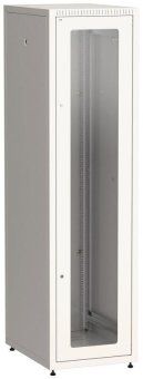 шкаф сетевой linea e 42u 600х800мм стекл. передняя дверь задняя металлическая сер. itk le35-42u68-gm от магазина Штепсель и батарейка.