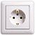розетка 1-м сп w59 16а ip20 с заземл. без защ. шторок бел. se rs16-154-18 от магазина Штепсель и батарейка.