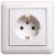 розетка 1-м сп w59 16а ip20 с заземл. без защ. шторок бел. se rs16-154-18 от магазина Штепсель и батарейка.