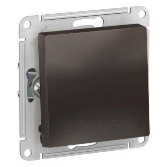 выключатель 1-кл. сп atlasdesign 10а ip20 (сх. 1) 10ax с самовозвратом механизм мокко se atn000615 от магазина Штепсель и батарейка.