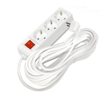 удлинитель 3х10м с заземл. 16а ip20 3.5квт пвс 3х1 с выкл. бел. domtok 2380 от магазина Штепсель и батарейка. - фото_3