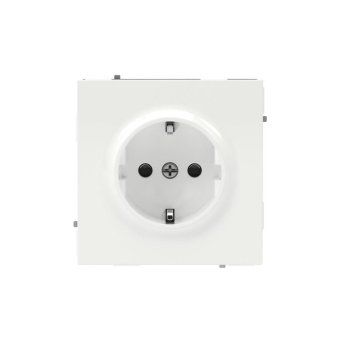 розетка силовая kant 2p+e защ. шторки бел. магнолия dkc 7000003 от магазина Штепсель и батарейка.