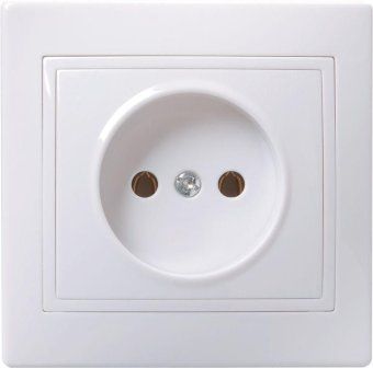 розетка 1-м сп кварта 10а ip20 без заземл. без защ. шторок бел. iek erk13-k01-10-dm от магазина Штепсель и батарейка.