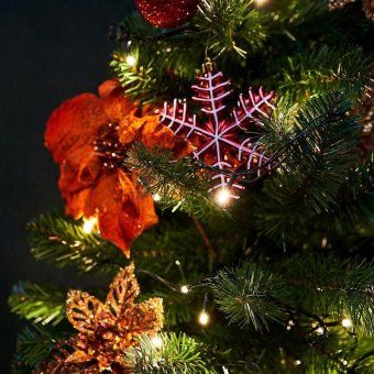 гирлянда светодиодная "твинкл лайт" 15м 120led тепл. бел. 6.9вт 220-240в ip20 с контроллером 8 режимов провод пвх темн. зел. neon-night 303-056 от магазина Штепсель и батарейка.