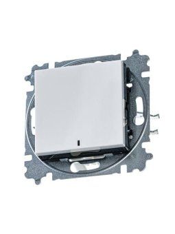 переключатель 1-кл. сп levit ip20 с подсветкой ориентацион. бел./дым. черн. abb 2chh590646a6062 от магазина Штепсель и батарейка.