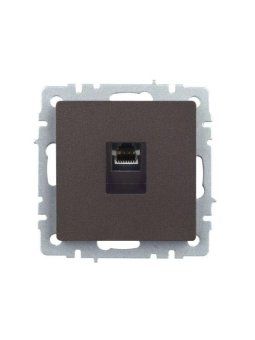 розетка компьютерная сп rj45 кат.5e brite рк10-бртб механизм бронза iek br-k10-1-k45 от магазина Штепсель и батарейка. - фото_2