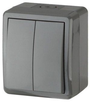 выключатель 2-кл. оп эра эксперт 10а ip54 11-1404-03 250в 10ax сер. эра б0020676 от магазина Штепсель и батарейка.