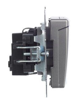 розетка brite рсбш10-3-брс 16а ip20 с заземл. защ. шторки с крышкой механизм сталь iek br-r16-16-k46 от магазина Штепсель и батарейка. - фото_7