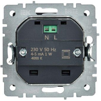 подсветка светодиодная brite встраив. пл20-брс механизм сталь iek br-fl20-k46 от магазина Штепсель и батарейка. - фото_3