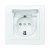 розетка 1-м сп минск 16а ip44 с заземл. защ. шторки с крышкой бел. ekf err16-029-100-44 от магазина Штепсель и батарейка.