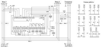 устройство управления резервным питанием avr-02 (3х400в+n; 5 перекл. х8а; ip20) f&f ea04.006.004 от магазина Штепсель и батарейка. - фото_2