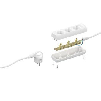 удлинитель 3х5м с заземл. 10а ip20 ux-3e-5m пвс 3х0.75 эра б0038576 от магазина Штепсель и батарейка. - фото_2