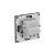 розетка силовая kant 2p+e без шторки черн. уголь dkc 7012033 от магазина Штепсель и батарейка. - фото_5