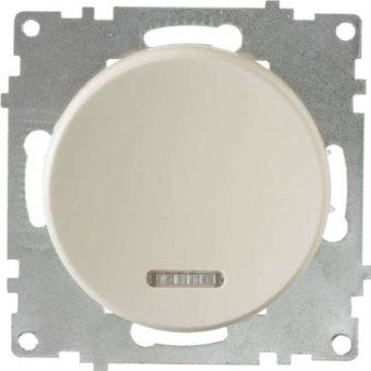 выключатель 1-кл. сп florence 10а ip20 с подсветкой механизм беж. (1e31701301) onekeyelectro 2172801 от магазина Штепсель и батарейка.