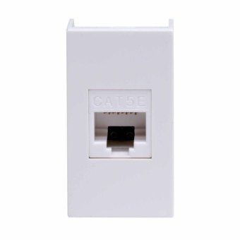 розетка компьютерная 1-м 1мод. viva rj45 кат.5e бел. dkc 45038 от магазина Штепсель и батарейка.