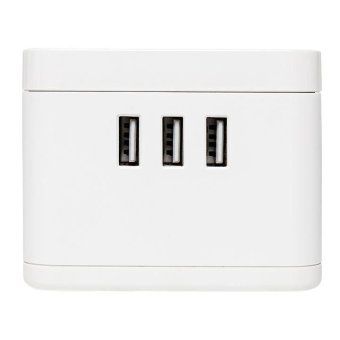 удлинитель "куб" 2х1.3м 3usb 2.4а+зарядное устройство 1кв.мм ekf uba-cub-3-wc от магазина Штепсель и батарейка. - фото_2