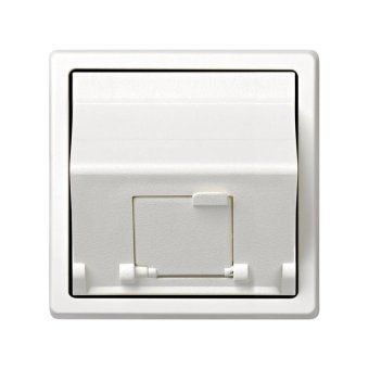адаптер на 1 rj45(12) коннектор 75528; 75540; 75541; 75544-39 наклонный simon73 loft бел. 73085-60 от магазина Штепсель и батарейка.