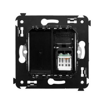 розетка компьютерная 1-м сп avanti "черный квадрат" rj45 кат.5e dkc 4402463 от магазина Штепсель и батарейка. - фото_3
