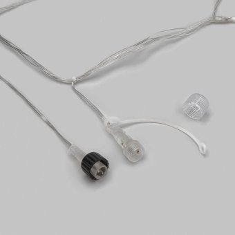 гирлянда светодиодная занавес 3х2м 264 led бел. прозр. пвх ip44 эффект мерцания 22 нити 12 led/нить neon-night 235-525 от магазина Штепсель и батарейка. - фото_7