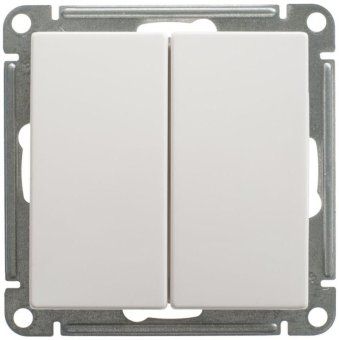 переключатель проходной 2-кл. сп w59 10а ip20 10ax механизм бел. se vs610-256-1-86 от магазина Штепсель и батарейка. - фото_2