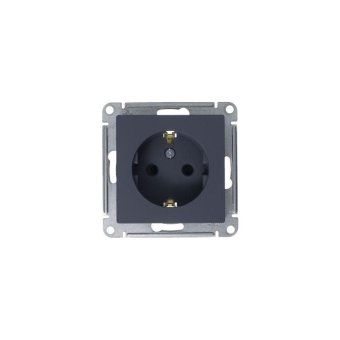 розетка 1-м сп atlasdesign 16а ip20 с заземл. защ. шторки механизм грифель se atn000745 от магазина Штепсель и батарейка. - фото_5