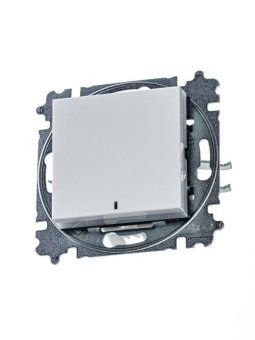 переключатель 1-кл. сп levit ip20 с подсветкой ориентацион. бел./ледяной abb 2chh590646a6001 от магазина Штепсель и батарейка.